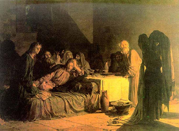 Nikolai Ge The Last Supper Norge oil painting art